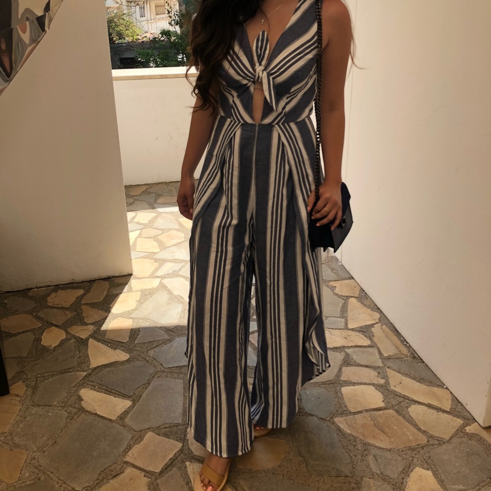 Striped romper - Picture 1 of 2